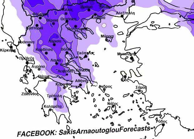 Καιρός: Προειδοποίηση Σάκη Αρναούτογλου για καταιγίδες και χαλάζι αύριο σε Μακεδονία και Θεσσαλία