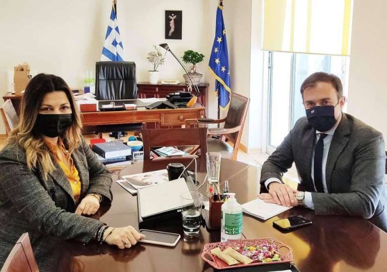 Συνάντηση Τάσου Χατζηβασιλείου με την Υφυπουργό Σοφία Ζαχαράκη- Θέμα η τουριστική ανάπτυξη του νομού Σερρών