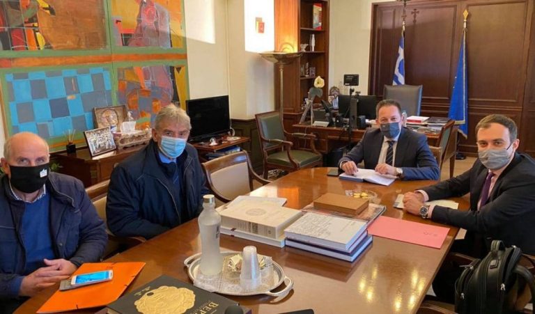Σέρρες: Επίσκεψη δημάρχου Ηράκλειας στον Αν.  Υπουργό Εσωτερικών Στέλιο Πέτσα (video)