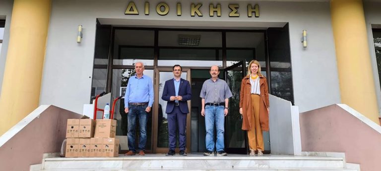 Ο Δήμος Σερρών παραχώρησε 50 φιάλες 1L αντισηπτικού στην Πανεπιστημιούπολη Σερρών