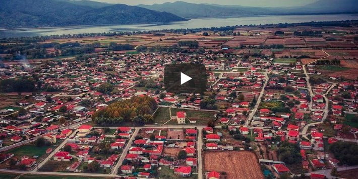 Χρυσοχώραφα: Ένα από τα πιο όμορφα χωριά των Σερρών – Δείτε τα από Drone