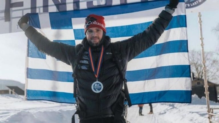 Μάριος Γιαννάκου: Έκοψε το νήμα στον αγώνα των 500 χλμ στην Αρκτική ο Δραμινός αθλητής