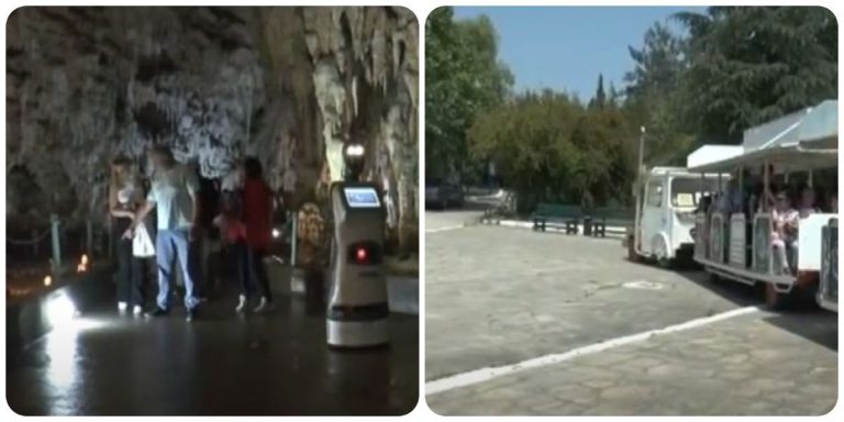 Σέρρες: Βίντεο- Το μαγευτικό Σπήλαιο Αλιστράτης με ξεναγό την Περσεφόνη και  η βόλτα με το τρενάκι του Αγγίτη – video