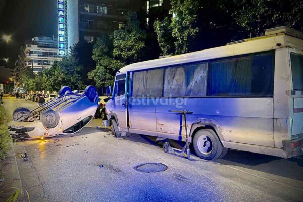 Θεσσαλονίκη: Προκάλεσε σοβαρό τροχαίο με κλεμμένο λεωφορείο