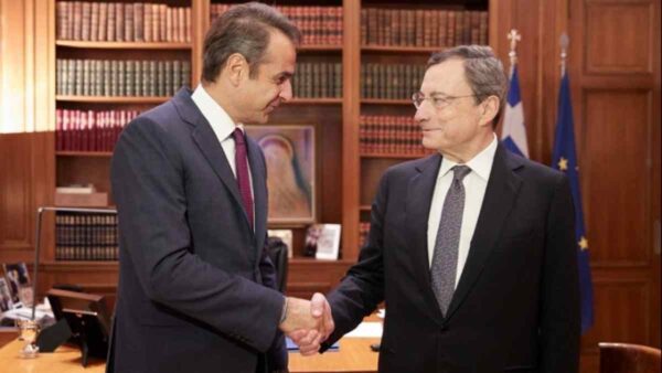 Συνάντηση Μητσοτάκη - Ντράγκι (1)