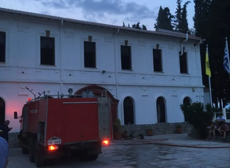 Σέρρες: Φωτιά στον Ιερό Ναό Αγίου Αθανασίου Νιγρίτας
