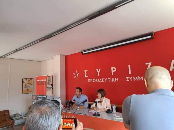 ΣΥΡΙΖΑ- Περιοδεία της Ράνιας Σβίγκου στην Πάτρα