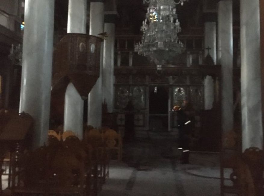 Σέρρες: Φωτιά στον Ιερό Ναό Αγίου Αθανασίου Νιγρίτας