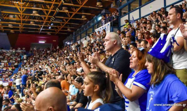 Εθνική ομάδα Μπάσκετ: Δυναμική στήριξη από τους «Πελαργούς» στη νίκη της με την Μεγάλη Βρετανία