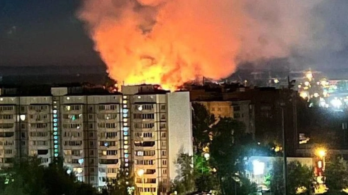 Ρωσία: Πυρκαγιά σε στρατιωτική μονάδα, κοντά στη Μόσχα