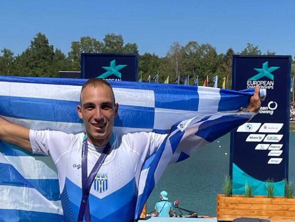 Πρωταθλητής Ευρώπης στο σκιφ ελαφρών βαρών ο Παπακωνσταντίνου