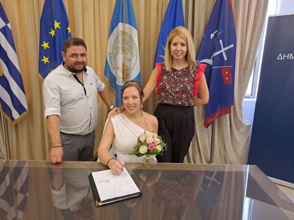 Σέρρες: Ένας όμορφος γάμος για τον Βασίλη Παυλίδη και την Χριστίνα Κόκκαλη