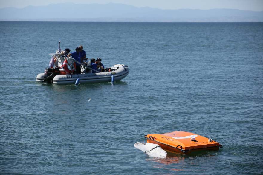 «Χαλκιόπη»: Ένα θαλάσσιο drone στη... «μάχη» για τον καθαρισμό του Θερμαϊκού 