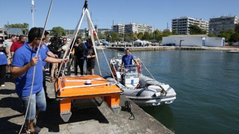«Χαλκιόπη»: Ένα θαλάσσιο drone στη… «μάχη» για τον καθαρισμό του Θερμαϊκού