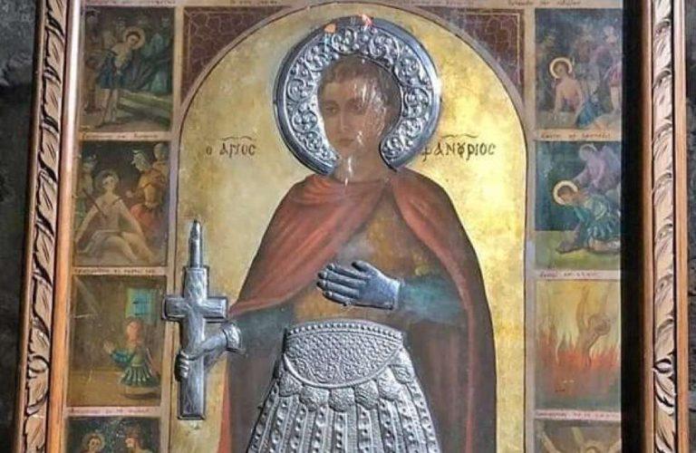 Σέρρες: Η θαυματουργή εικόνα του Αγίου Φανουρίου έρχεται στην Αγία Παρασκευή Σιδηροκάστρου