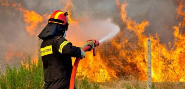 Σέρρες: Χωρίς ρεύμα ολόκληρα χωριά από φωτιά σε καλαμιές