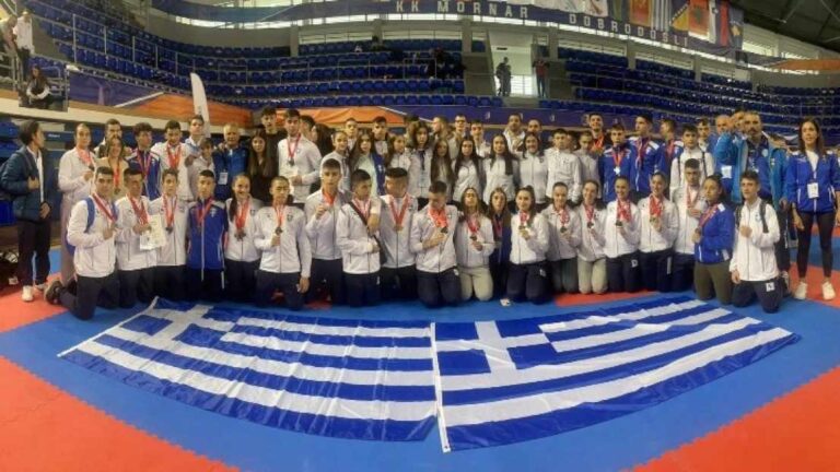 Καράτε: Με 23 μετάλλια επέστρεψε η αποστολή της Ελλάδας από τους Βαλκανικούς Αγώνες μικρών ηλικιών