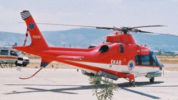 Παξοί: Στο ελικοδρόμιο γέννησε μια 28χρονη τα δίδυμα αγοράκια της