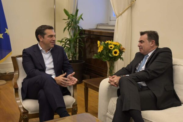 Αλ.Τσίπρας: Συνάντηση με τον Μαργαρίτη Σχοινά -Στο τραπέζι υποκλοπές, προσφυγικό και ενεργειακό