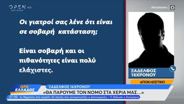 Θεσσαλονίκη: «Αν δεν τιμωρηθεί ο αστυνομικός θα πάρουμε τον νόμο στα χέρια μας» λέει ξάδερφος του 16χρονου Ρομά