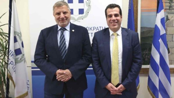 Συνάντηση Θ. Πλεύρη - Γ. Πατούλη
