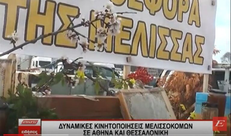 Δυναμικές κινητοποιήσεις των μελισσοκόμων σε Θεσσαλονίκη και Αθήνα