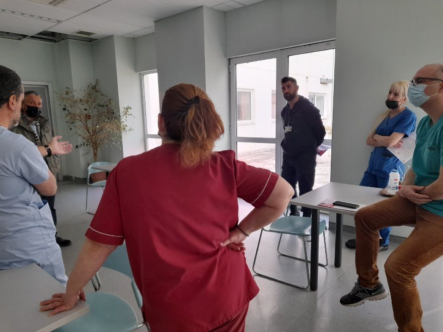 Δομές υγείας των Σερρών επισκέφθηκε ο υποψήφιος Βουλευτής του ΚΚΕ Χαράλαμπος Βελιώτης