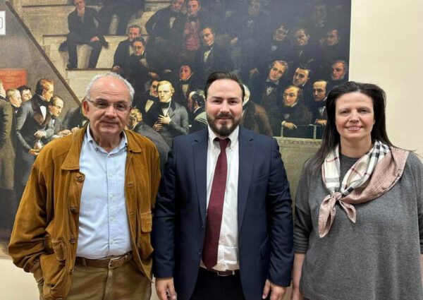 Θεσσαλονίκη: Επίσκεψη Διαμαντή Γκολιδάκη στο Τμήμα Ιατρικής ΑΠΘ