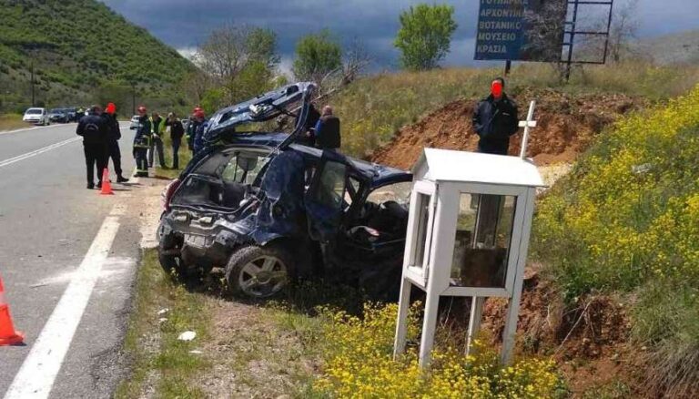 Δύο νεκροί σε τροχαίο στην Κοζάνη – Διαλύθηκε το όχημα τους- video & φωτο