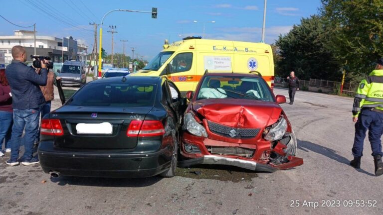 Σέρρες: Τροχαίο ατύχημα στην είσοδο της πόλης