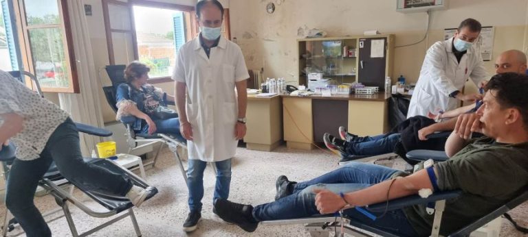 Αιμοδοσία στο Περιφερειακό Ιατρείο Σησαμιάς στον δήμο Βισαλτίας