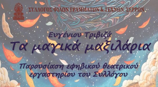 Τα Μαγικά Μαξιλάρια - Στο Ανοιχτό Θεατράκι του Μουσικού Σχολείου Σερρών