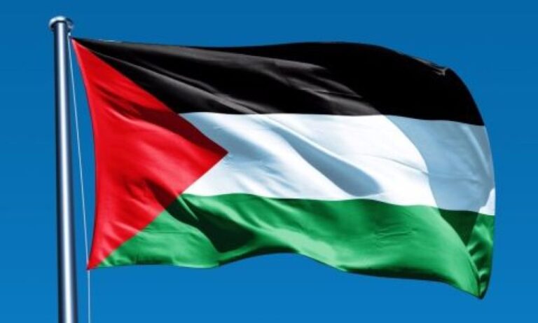 Έπαρσης της Παλαιστινιακής σημαίας από το Δήμο Σερρών
