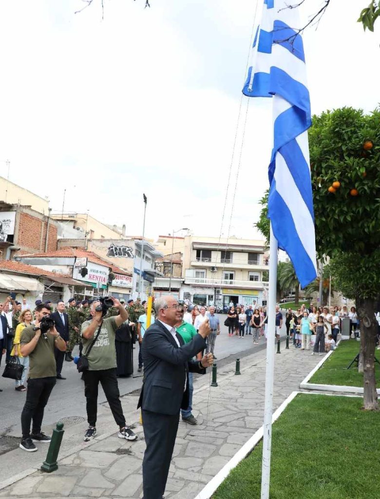 Καβάλα: Η 110η επέτειος απελευθέρωσης της πόλης εορτάστηκε με έπαρση της σημαίας του «Γ. Αβέρωφ»