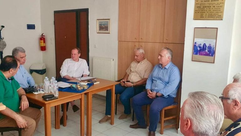 Σέρρες: Την Ένωση Αποστράτων Αξιωματικών Στρατού επισκέφτηκε ο Κώστας Καραμανλής