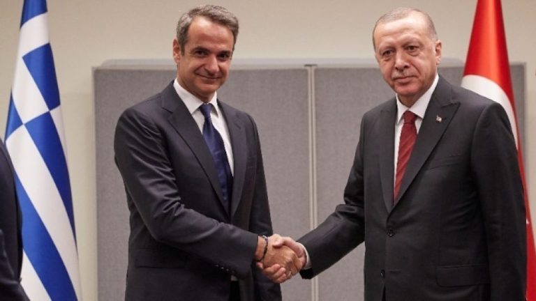 Ο Ερντογάν συνεχάρη τον Μητσοτάκη-Θα συναντηθούν στη Σύνοδο του ΝΑΤΟ