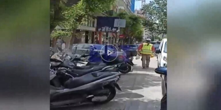Video ντοκουμέντο: Έκανε διαρρήξεις με κλεμμένο αυτοκίνητο και έπεσε σε αυτοκίνητα και στάση λεωφορείου
