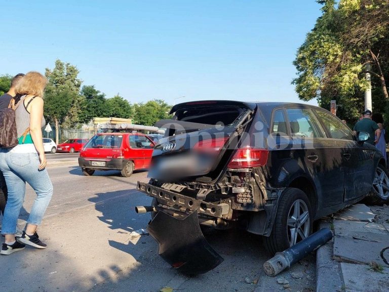 «Μου έφυγε το αμάξι και τα πήρα παραμάζωμα» – Πώς έγινε το απίστευτο τροχαίο στο κέντρο της Θεσσαλονίκης