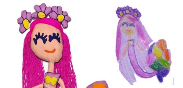 Μητέρα και κόρη «ζωντανεύουν» ζωγραφιές παιδιών και τις μετατρέπουν σε λούτρινες κούκλες