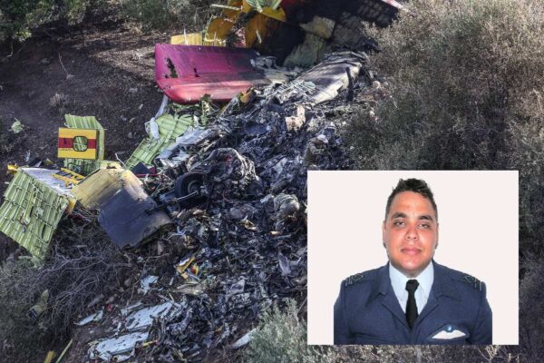 Πτώση Canadair στην Κάρυστο – Έγκυος η σύζυγος του κυβερνήτη Χρήστου Μουλά