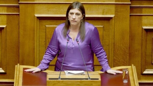 Ζ. Κωνσταντοπούλου: «Αυτονόητη και επιβεβλημένη» η υιοθεσία από τη Βουλή του αγέννητου παιδιού του Σμηναγού Χρ. Μουλά