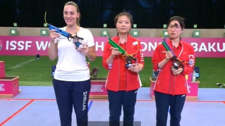 Παγκόσμιο πρωτάθλημα: «Ασημένια» η Άννα Κορακάκη στα 10μ. αεροβόλο πιστόλι στο Μπακού