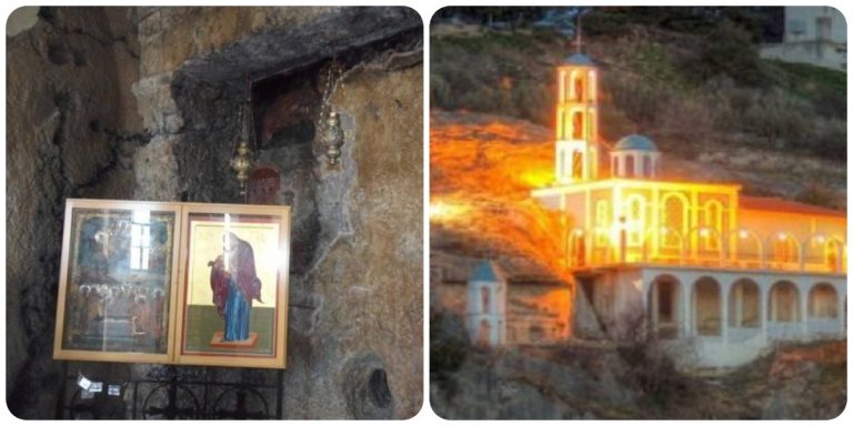 Σέρρες: Ιερός Ναός Τιμίας Ζώνης στο Σιδηρόκαστρο- Ένας πανέμορφος ναός μέσα στον βράχο -φωτο