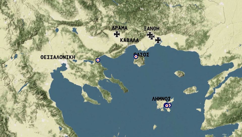 Η άγνωστη αεροπορική ιστορία του Α’ ΠΠ στην ανατολική Μακεδονία, τη Θράκη και το βόρειο Αιγαίο