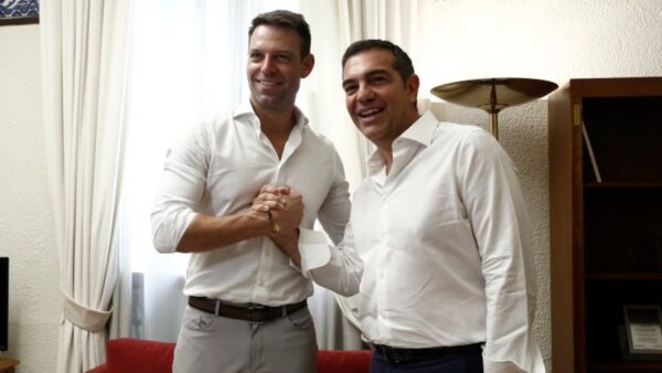 Συνάντηση του νέου προέδρου του ΣΥΡΙΖΑ-ΠΣ, Στ. Κασσελάκη με τον Αλ. Τσίπρα (βίντεο)