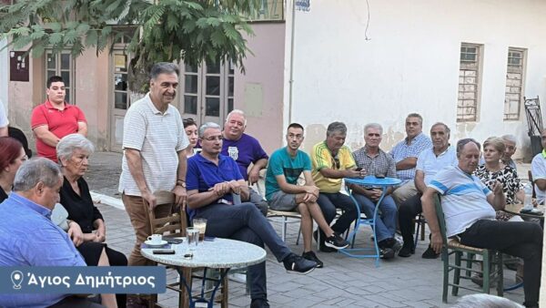 Τον τόπο όπου γεννήθηκε, τον Άγιο Δημήτριο, επισκέφθηκε ο Υποψήφιος Δήμαρχος Βισαλτίας Αθανάσιος Μασλαρινός
