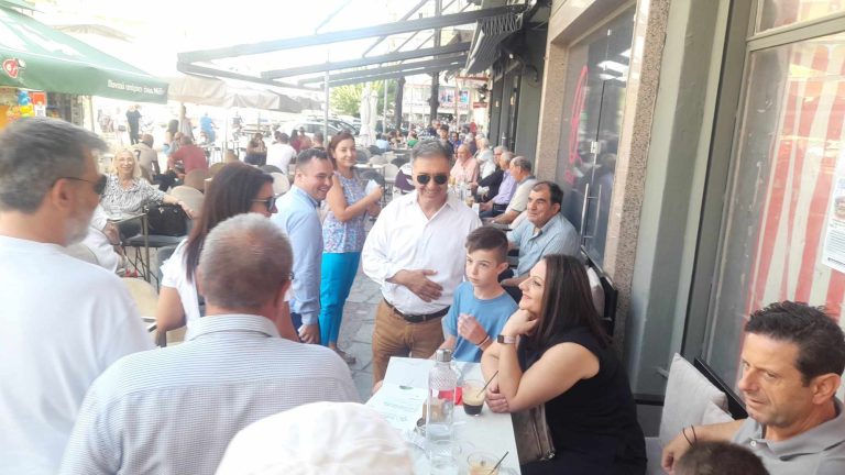 Με καταστηματάρχες, προσωπικό και κόσμο, στο κέντρο της Νιγρίτας συνομίλησε ο Υποψήφιος Δήμαρχος Βισαλτίας Αθ.Μασλαρινός