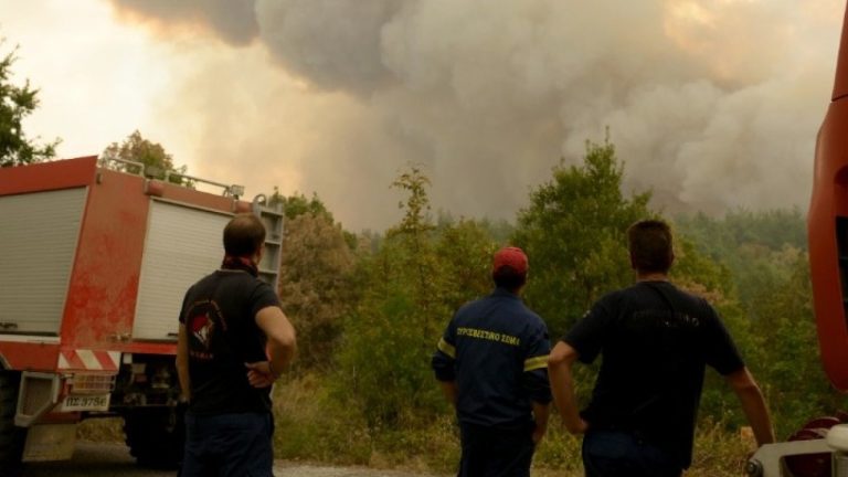 Μάχη με τις φλόγες στον Έβρο συνεχίζουν να δίνουν οι πυροσβεστικές δυνάμεις