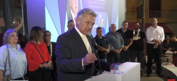 Προεκλογική ομιλία του Υποψήφιου Δημάρχου Σιντικής Φώτη Δομουχτσίδη στο Νέο Πετρίτσι Σερρών