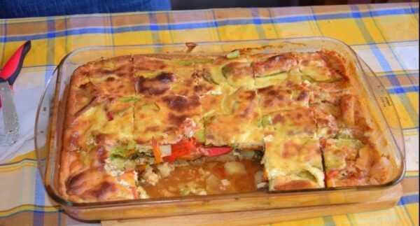 Σουφλέ λαχανικών- Souffle vegetables